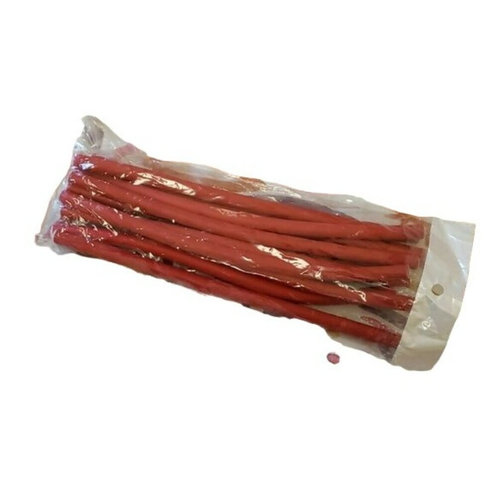Flexible Soft Twist No Heat Hair Curlers Rollers 10 PC Red - Picture 2 of 6